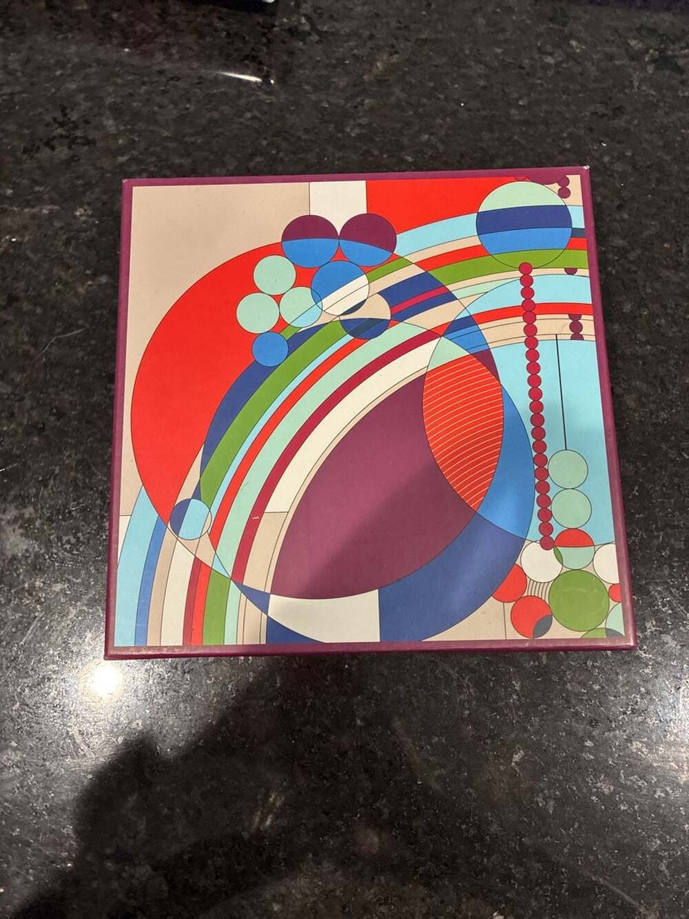 Frank Lloyd Wright March Balloons 500 pc Puzzle by Galison all pcs there A594